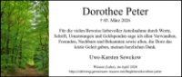 eine Anzeige