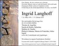eine Anzeige